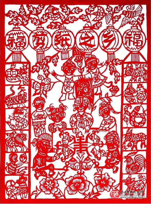 炫丽中阳剪纸