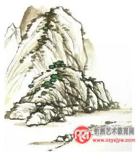 张大千：画山最重皴法 