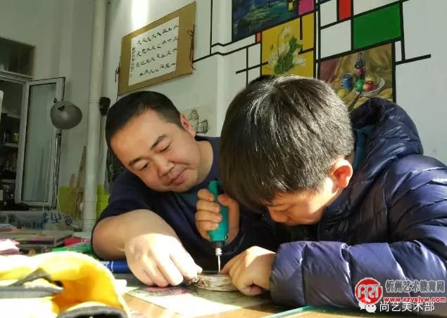 静乐:尚艺美术培训中心成功举办首届“皮影”艺术节