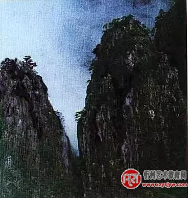 张大千：画山最重皴法 