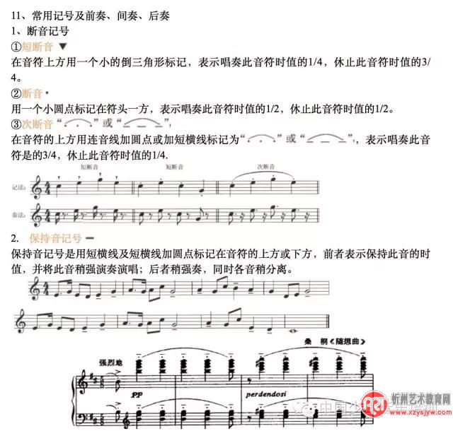 五线谱上的符号，全都在这里了！