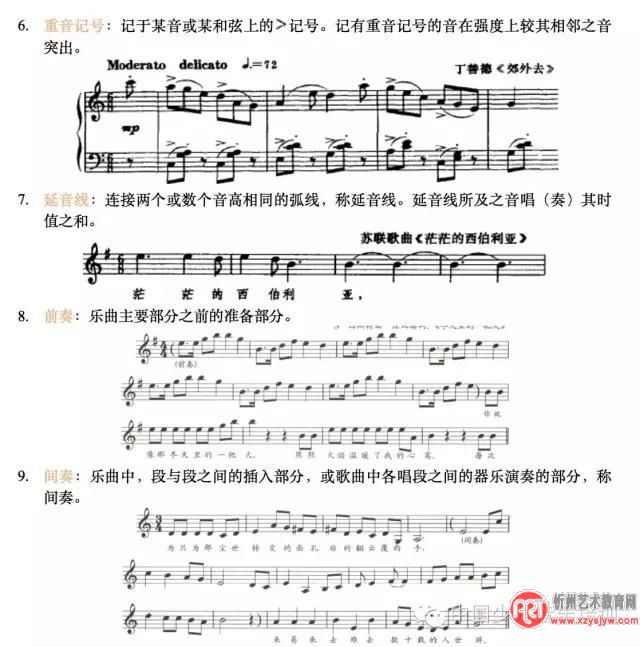 五线谱上的符号，全都在这里了！