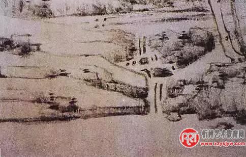 张大千：画山最重皴法 