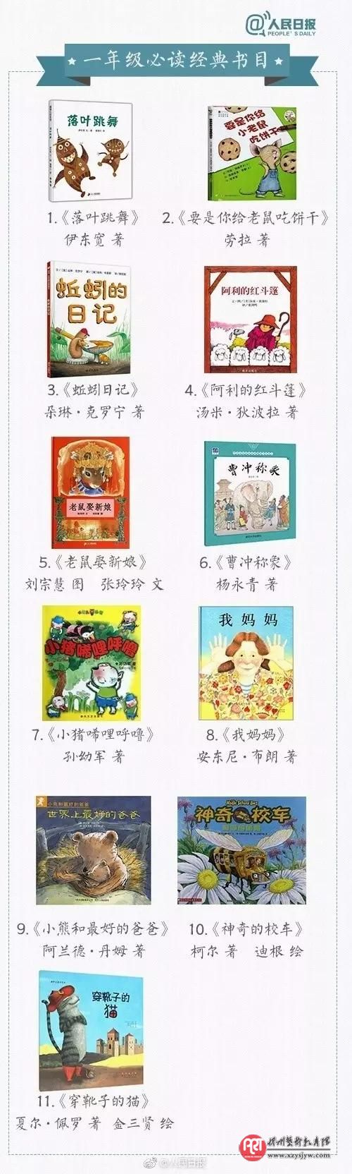 1年级至9年级，100本给孩子看的好书