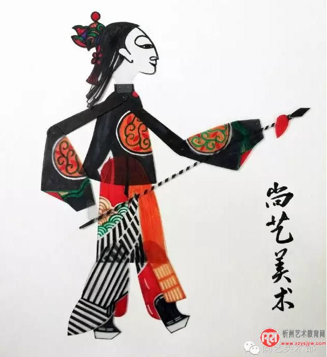 静乐：尚艺美术培训中心成功举办首届“皮影”艺术节