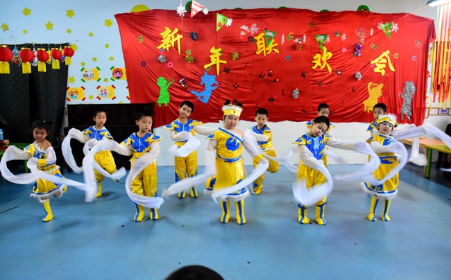 忻州市幼儿园举办喜迎新年活动