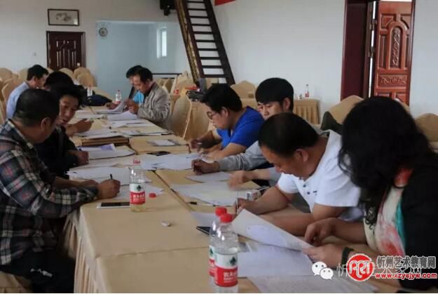 忻州首届硬笔书法大赛评审正式启动