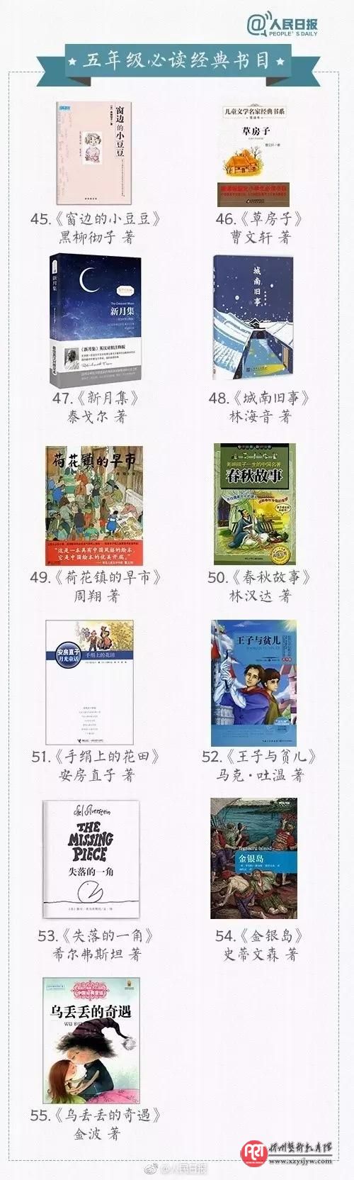 1年级至9年级，100本给孩子看的好书