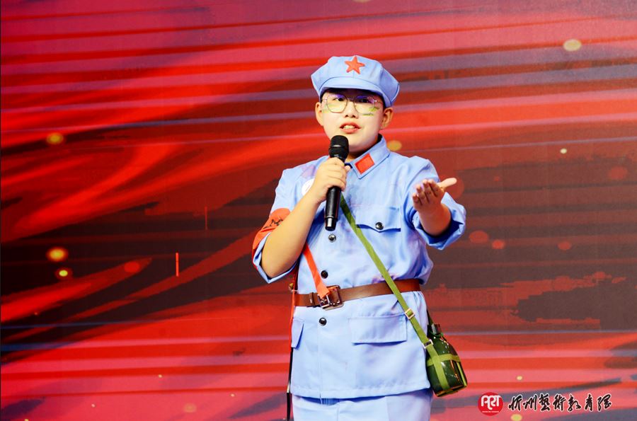 作品：《中国军魂》 表演：郭梓可 选送：中国语言表演砂河分校